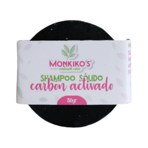 shampoo carbón activado 80 g MONKIKO'S NATURAL CARE