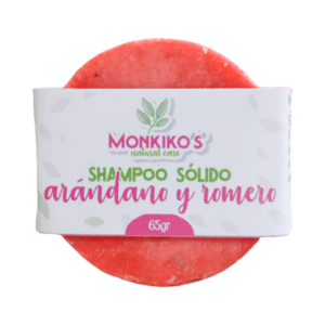 shampoo arándano/romero 65 g MONKIKO'S NATURAL CARE