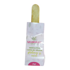mascarillas solida capilar plátano/miel 25 g MONKIKO'S NATURAL CARE